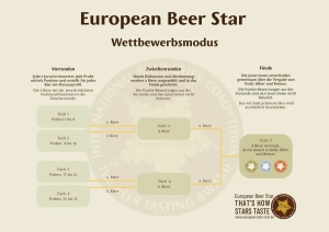 Auszeichnungen 2023: Der European Beer Star wird in seiner jeweiligen Kategorie in drei Runden ermittelt.